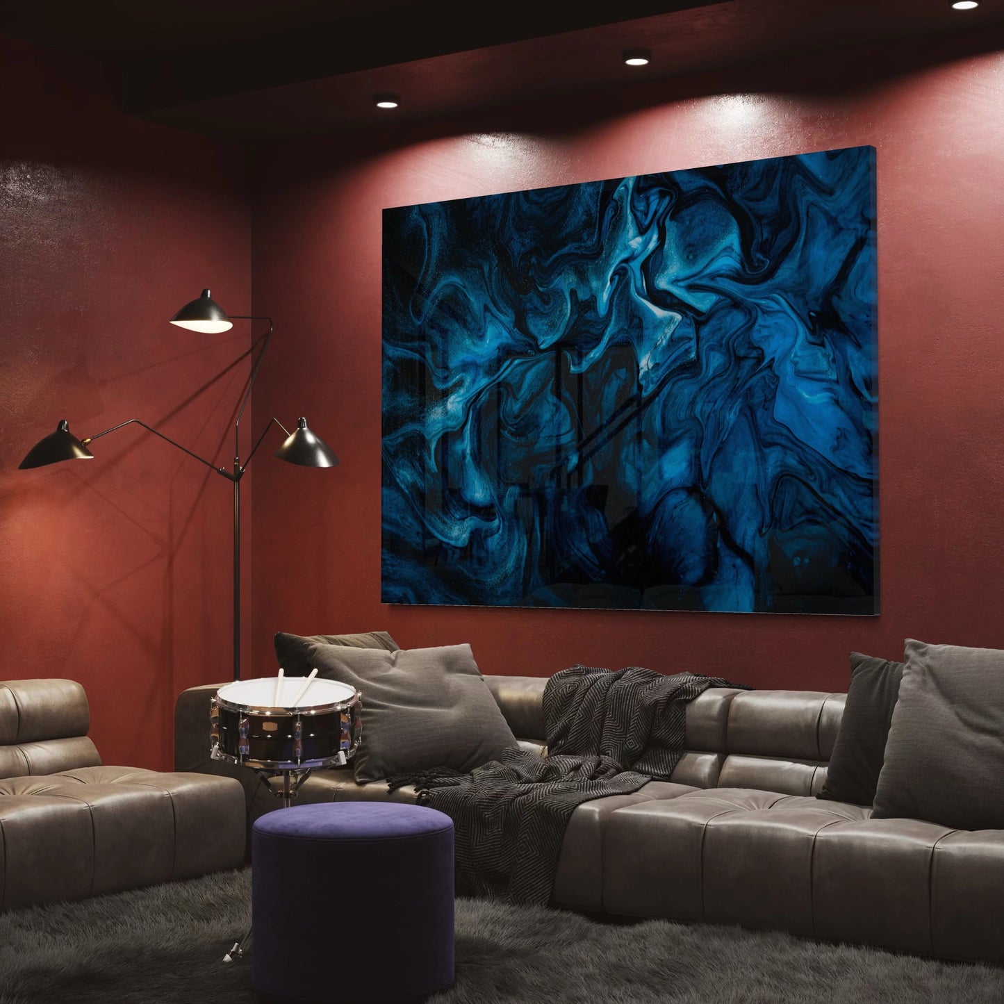Liquido #1 - Quadro Astratto in Plexiglass