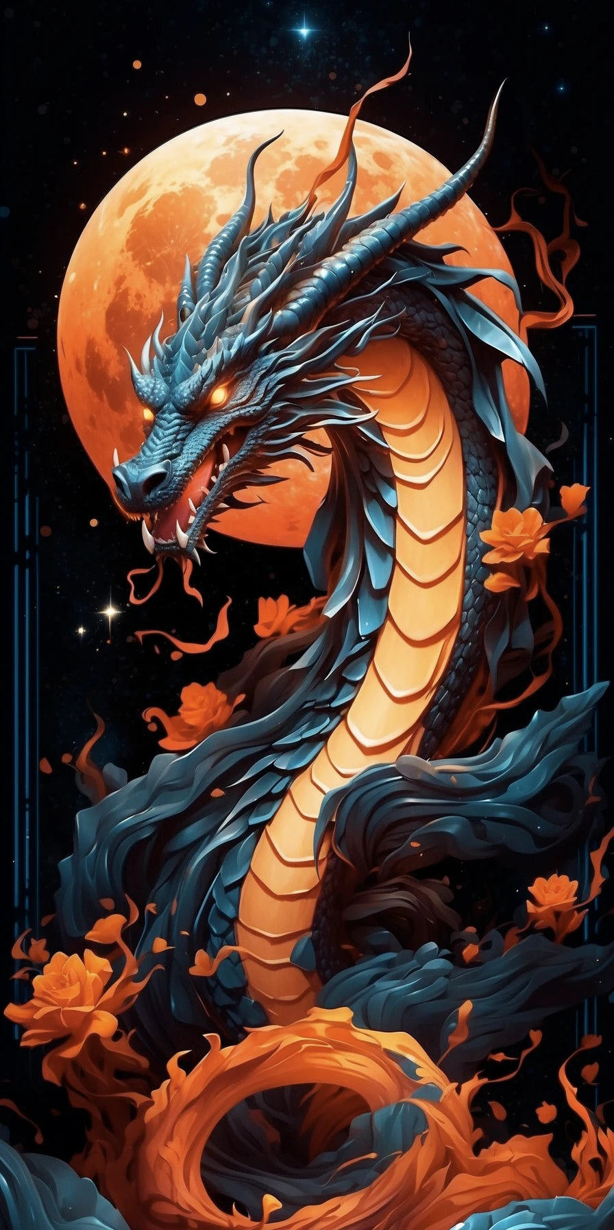 Drago Lunare - Digital Art