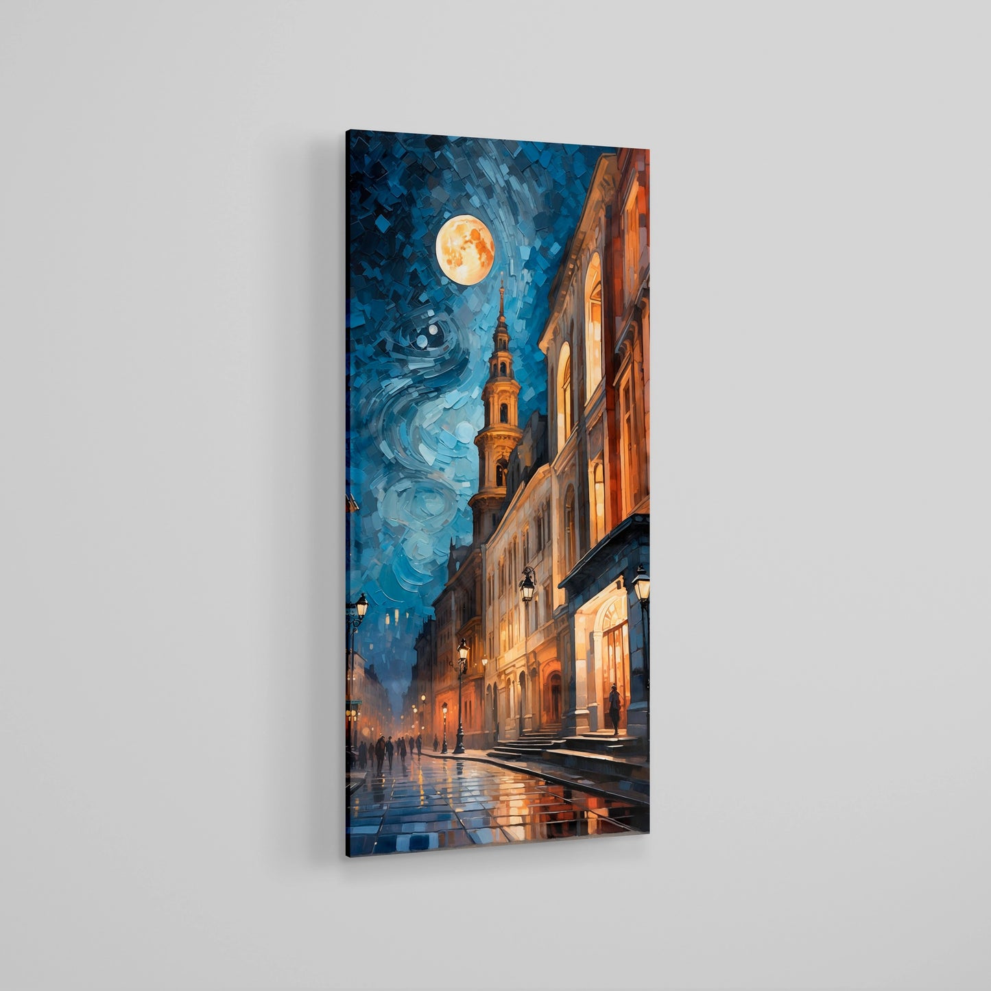 Notte Stellata in Antica Città - Digital Art